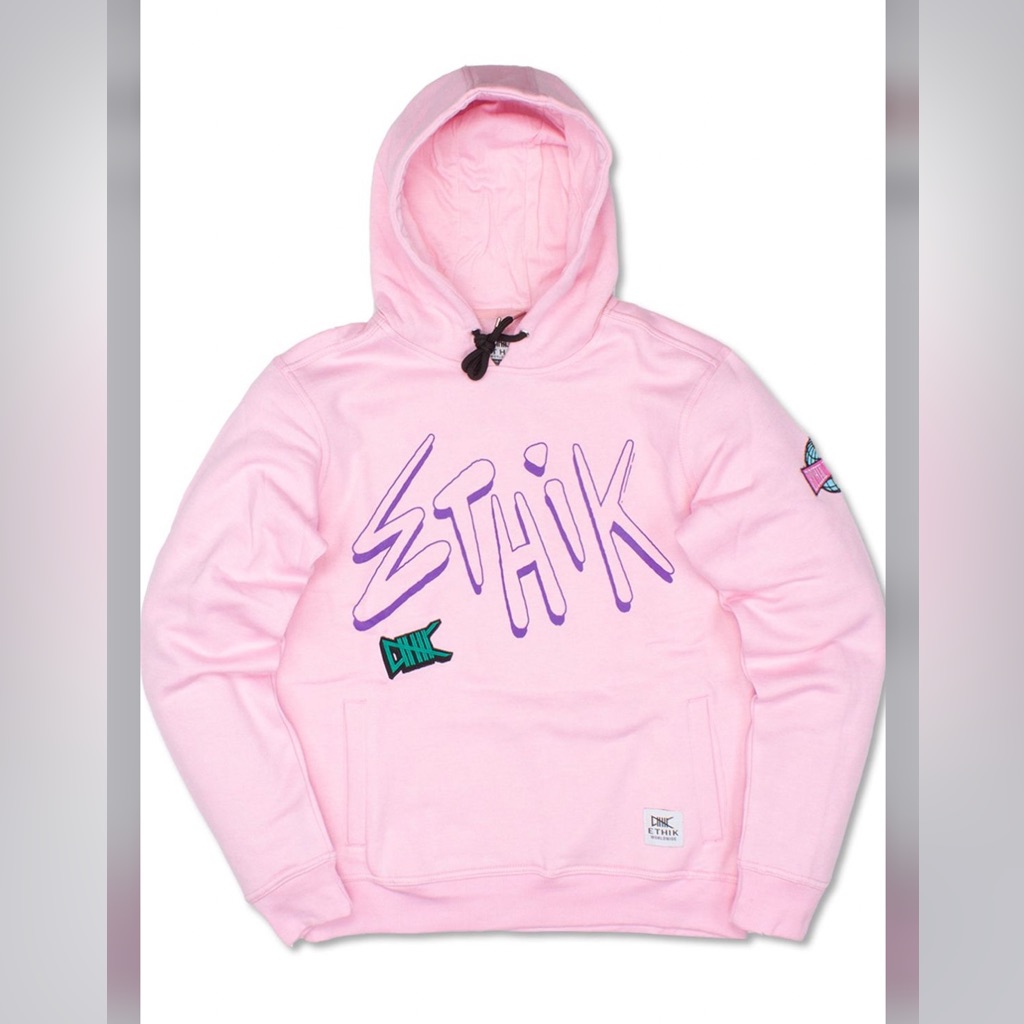*Nwt Ethik Modern Life Hoodie Pink Size S